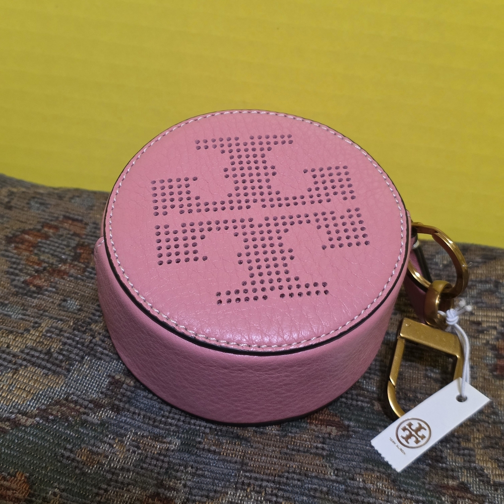 Tory Burch Logo Pouch Key Fob
